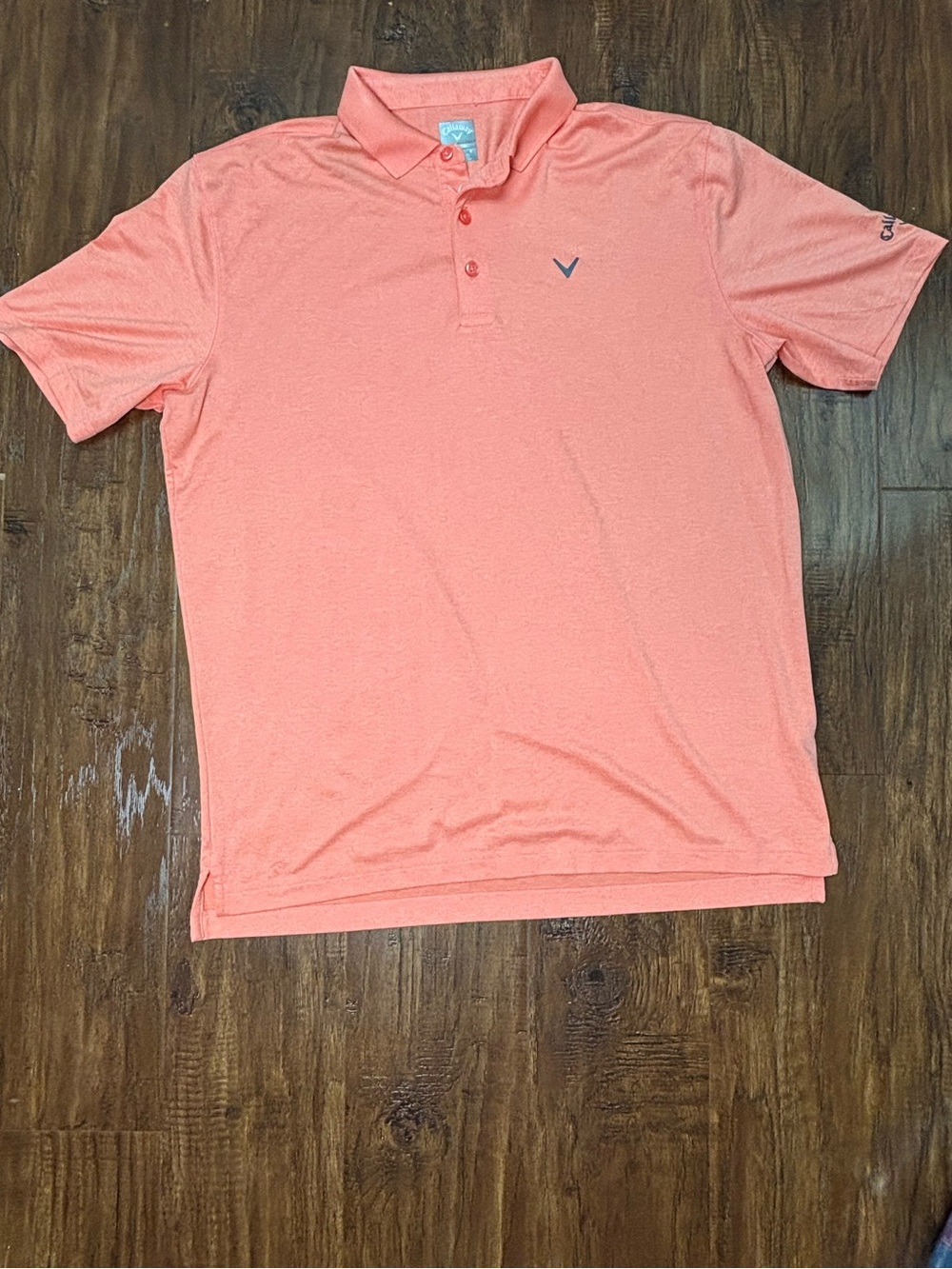 Callaway Men’s Coral/Peach Performance Polo